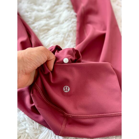 Lululemon Women's Align High-Rise Cropped Leggings (Rose blush, Sz.2) - Picture 1 of 5